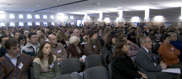 Exposición de una ponencia en una Jornada de Bioética